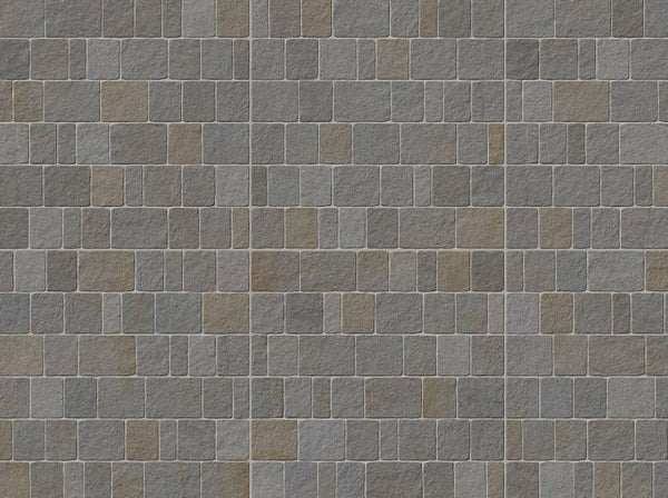 Full Color Bluestone Cobblestone Multisize - Deck Tile Direct