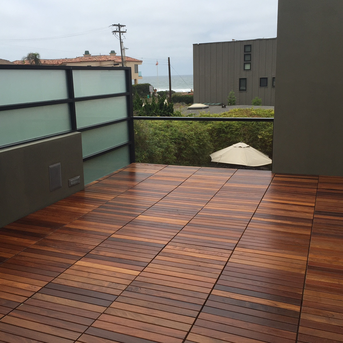 Garapa Structural Deck Tile