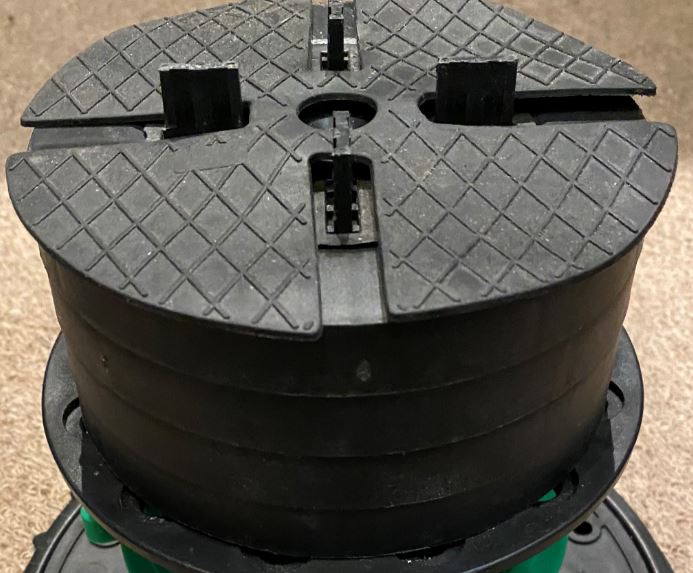 1/2&quot; Adjustable Pedestal Height Extender