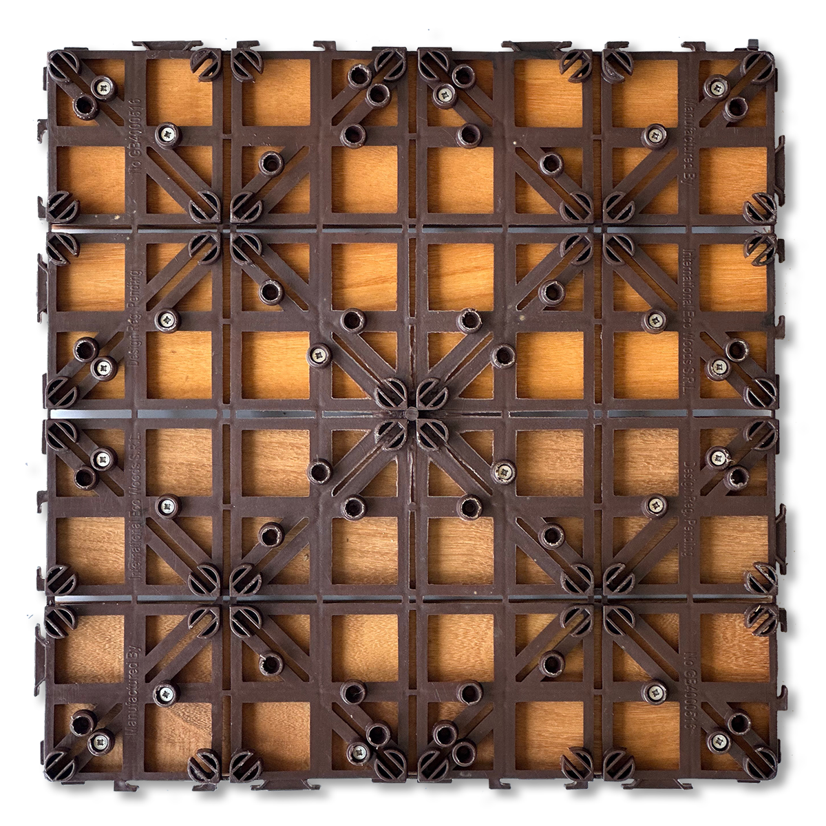 Garapa Interlocking Deck Tiles