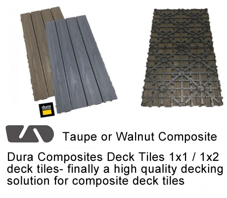 Dura Composite Interlocking Deck Tiles - Deck Tile Direct
